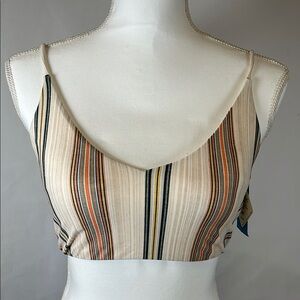 O'Neill Striped Bikini Top